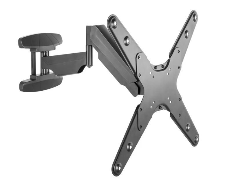 lot 33796 image: Atlantic Full-Motion Spring Arm Wall Mount, Fits TVs 23-65, Black