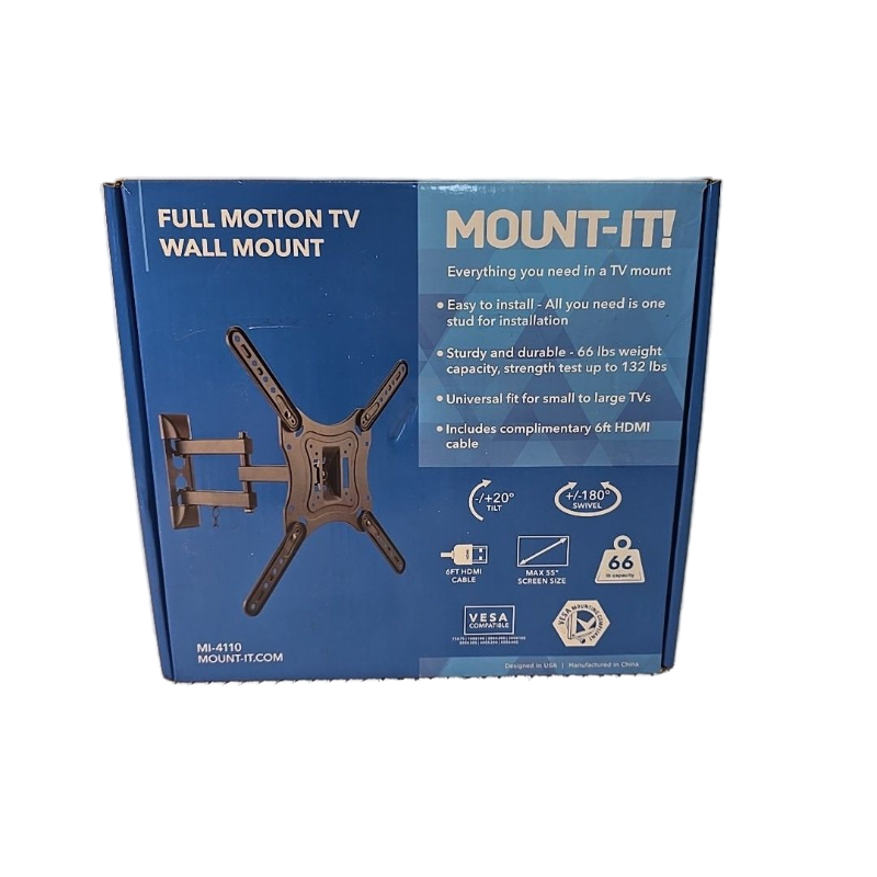 lot 38408 image: Mount-It Full Motion TV Wall Mount MI-4110