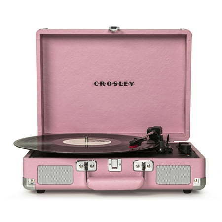 lot 38406 image: Crosley Cruiser Deluxe Vinyl Record Player with Speakers and Wireless Bluetooth - Audio Turntables  - Retail $93