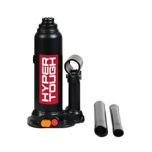 lot 37216 image: Hyper Tough T90203W Hydraulic Welded Bottle Jack (2 Ton, Black)