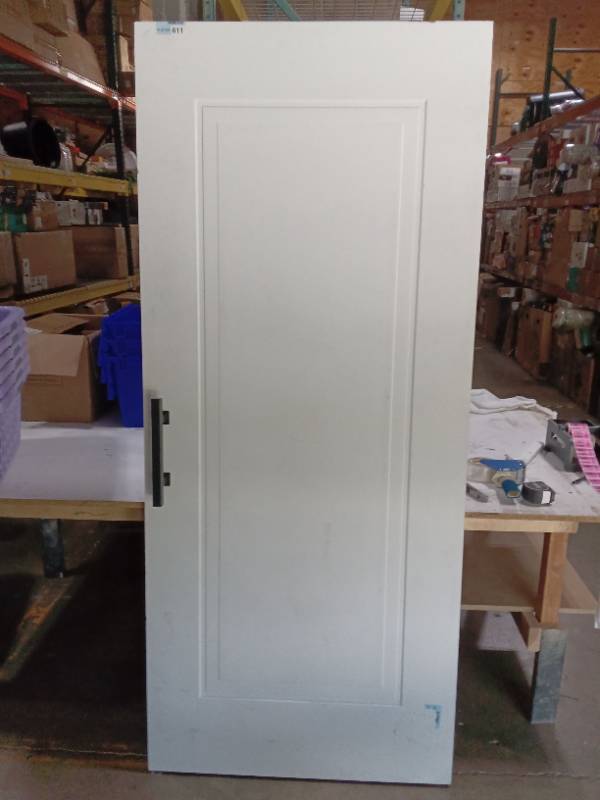 lot 35825 image: White Door with Hardware - Retail $75