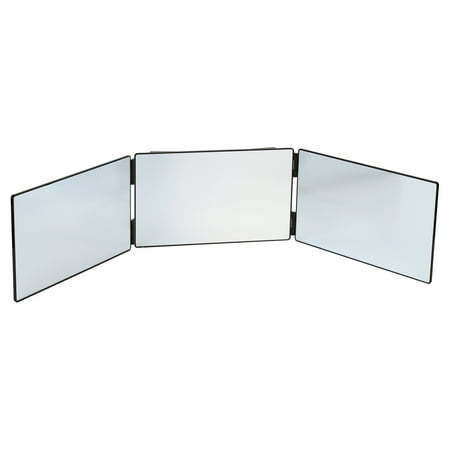 lot 34752 image: SELF-CUT System 4.0 Portable Mini Travel Three Way Mirror for Perfect Self Grooming & Hair Cuts