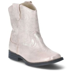 lot 40189 image: Wonder Nation Toddler & Big Girls Western Cowgirl Boot Size- 13