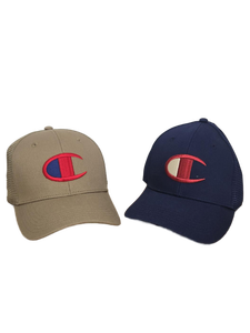 lot 41130 image: Champion Baseball Caps Set of 2 Adjustable Hats