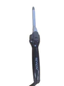 lot 41155 image: Revlon Perfect Heat 12 Triple Ceramic Curling Iron  -Black - Retail $57