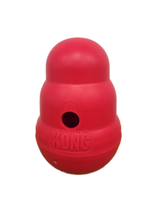 lot 41159 image: KONG Classic Red Dog Toy Puzzle Feeder