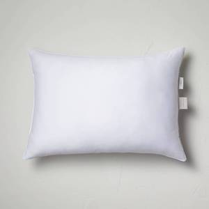 lot 41162 image: King Firm Machine Washable Down Alternative Pillow - Casaluna Hypoallergenic, 300 Thread Count Cotton Cover