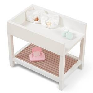 lot 40204 image: LullaBaby Doll Changing Table and Accessories Set 6pc