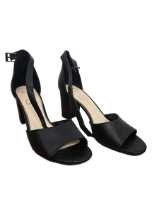 lot 41177 image: Jessica Simpson Black Block Heel Sandals  -Size 12 (44)