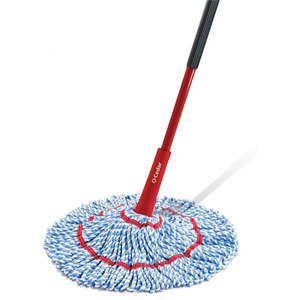 lot 41180 image: O-Cedar MicroTwist MAX Microfiber Mop  Removes 99% of Bacteria with Just Water