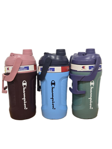 lot 41184 image: Champion Game Ready Chug Water Bottles 40 oz Set of 3 (One Lid is Cracked)
