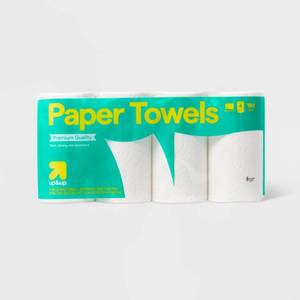 lot 41194 image: Make-A-Size Paper Towels - 4 Triple Rolls - 2-Ply - 150 Sheets - up&up