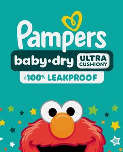 lot 41197 image: Pampers Baby Dry Diapers Pack- Size 1 - 68ct