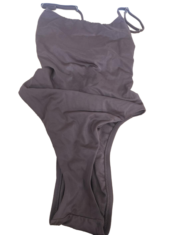 lot 38536 image: SHADE & SHORE Brown One Piece Swimsuit with Adjustable Straps -Size M
