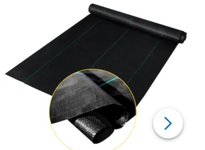 lot 36310 image: Heavy Duty Landscape Fabric Weed Barrier Roll Size 3 x 50