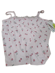 lot 41232 image: OSHKUN Womens Strawberry Print Camisole Tank Top -Size XL