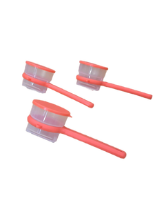 lot 41252 image: Orange Vegetable Peeler Set of 3
