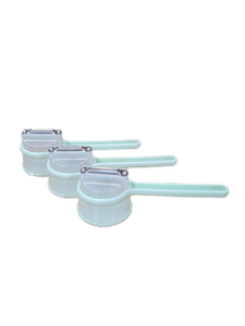 lot 41253 image: Green Handheld Vegetable Peelers Set of 3