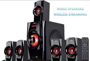 lot 42006 image: beFree 5.1 Channel Surround Sound Speaker System with Subwoofer -(NO REMOTE) Retail $211