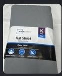 MAIN MAINSTAYS- King- Crisp & Cozy Flat Sheet