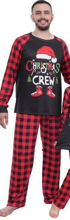 lot 34268 image: Christmas Pajamas Set -Mens -Size Small
