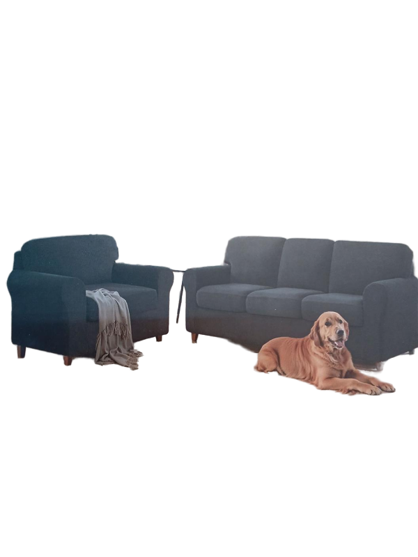 lot 35568 image: 1 piece stretch sofa slipcover