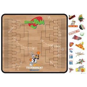 lot 37258 image: Space Jam 30th Anniversary Dry Erase Tournament Peel and Stick Wall Decals (17 Wall Decals)
