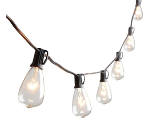 lot 39042 image: Pure Garden Edison Bulb Outdoor String Lights Set