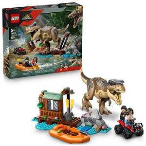 lot 39044 image: LEGO Jurassic World T Rex River Escape Dinosaur Toy 76975