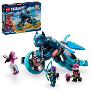 lot 39045 image: LEGO DREAMZzz Zoeys Cat Motorcycle Bike Toy with 2 Minifigures  Gift for Kids Ages 7 and up  71479
