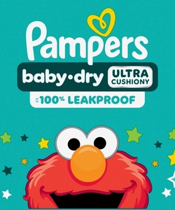 lot 40229 image: Pampers Baby Dry Diapers - Size 2 - 56ct