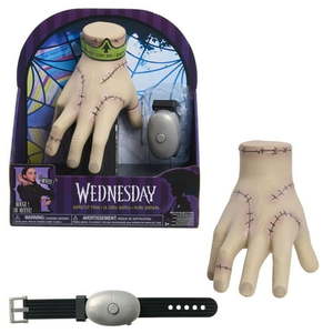 lot 40234 image: Wednesday Animated Thing Kids Toys for Ages 3 Up ( MISSING WRIST PIECE)
