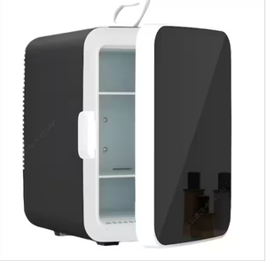 lot 39038 image: Compact Black Mini Refrigerator with Handle - Retail $80