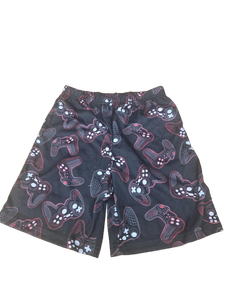 lot 41279 image: Boys Gaming Controller Print Pajama Shorts Size Medium