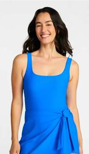lot 41289 image: Time and Tru Womens Wrap Swim Dress, Size M