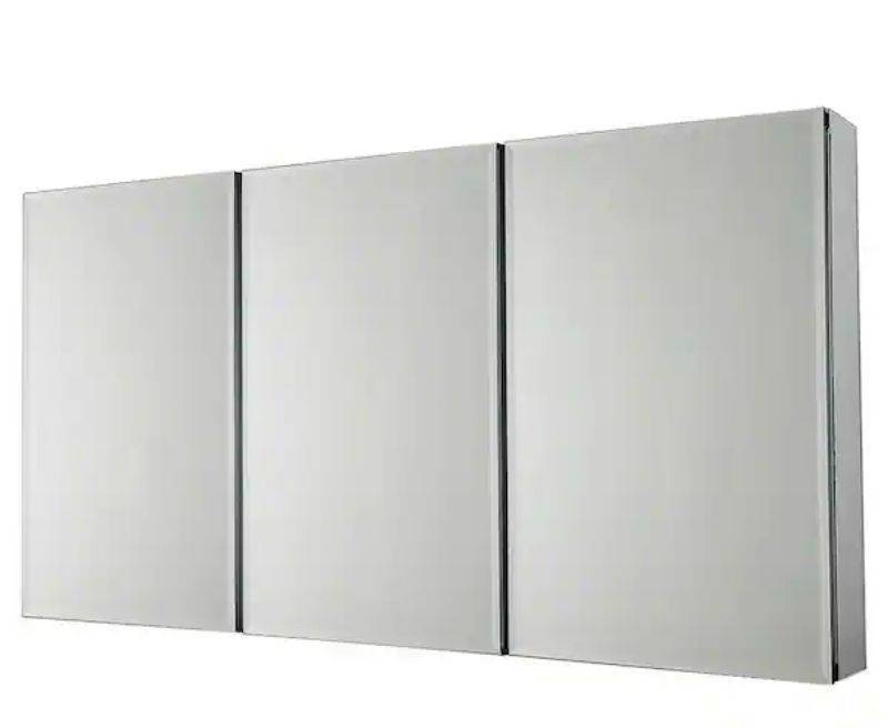 lot 30876 image: Bathroom medicine cabinet size 26x48 (Damaged) - Retail $335