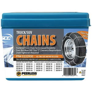 lot 37289 image: Tire Chains with Rubber Tighteners (1 Pair  Winter Tire Chains) PN #0222930 - Retail $125