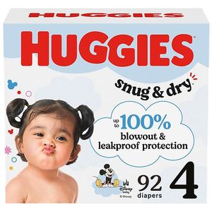 lot 40279 image: Huggies Snug & Dry Diapers - Size 4 - 92ct