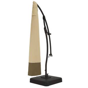 lot 40286 image: Classic Accessories Veranda Offset Patio Umbrella Canopy Cover - Water Resistant Outdoor Furniture Cover (55-230-011501-00)