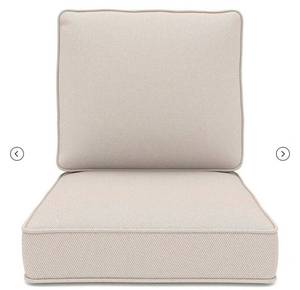 lot 40289 image: 1 Seat and Back Cushion Beige ZBDWK006-2 24x24x67 CM