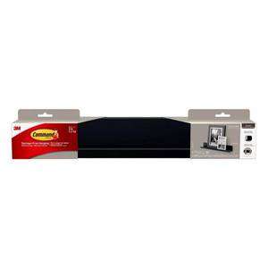 lot 41307 image: Command Picture Ledge  Slate  Damage Free Decorating  1 Ledge and 10 Command Strips - Retail $144