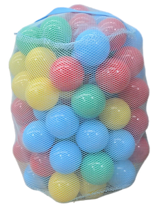 lot 41308 image: Little Tikes Colorful Play Balls with Mesh Storage Bag - 100 Pieces