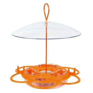 lot 41319 image: Wild Wings Plastic All-in-One Oriole Buffet Bird Feeder 12 oz  Orange