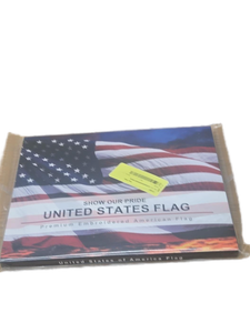 lot 41320 image: Premium Embroidered American Flag