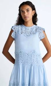lot 41340 image: Scoop Womens and Womens Plus Crochet Mini Dress, Size XXL