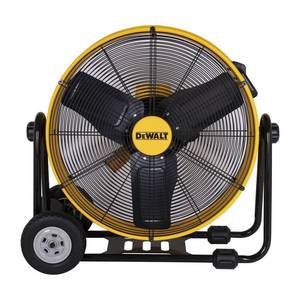DEWALT 24 in. Heavy-Duty Drum Fan with Stepless Speed Control - Retail: $200