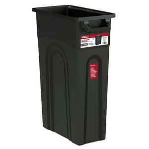 lot 37315 image: Hyper Tough 23 Gallon Heavy Duty Plastic Highboy Garbage Container, Black
