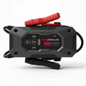 lot 37326 image: Schumacher Electric Rugged 1750A Lithium Car Battery Jump Starter and Power packJump Box  USB Charging  12V Sport  Auto  and Marine Batteries  SL1669 - Retail $117