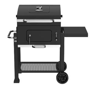 lot 40301 image: Expert Grill Charcoal Grill, 24 Inch Heavy Duty Charcoal Grill with Wheels, Black - Retail $124