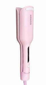 lot 41345 image: KENZZI Wave Styler 2-Barrel Hair Waver, 1.25 in, 6 Heat Settings, Pink
